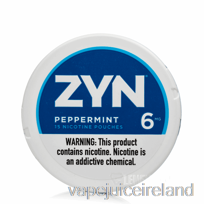 Vape Juice ZYN Nicotine Pouches - PEPPERMINT 6mg